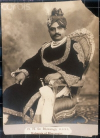 HH Maharaja Raol Sir Shri BHAVSINHJI II TAKHATSINGHJI, K.C.S.I (Bhavnagar)