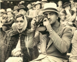 Lt. HH Maharaja Raol Shri Sir KRISHNAKUMARSINHJI BHAVSINHJI and his wife Maharani Vijayba Sahiba