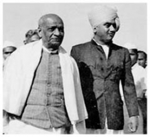 Maharaja Krishnakumarsinhji With Sardar patel