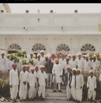 Thakur Sahab Pradhuman Singhji Bhawrani with Manohar Singhji Bhawrani on left (Bhawrani)