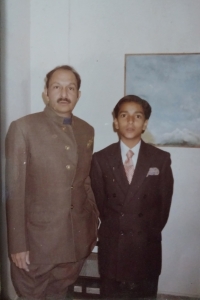 Rao Dalel Singh with his son Rajkumar Yashwant Singh (Bhinai)