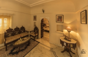A suite in the Raj Mahal