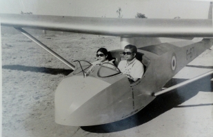 Bavjiraj Gopal Singh Ji at Dabok Airport Gliding