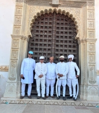 Bijoliya Brothers at Chitorgarh fort during Mewar Raj Tilak ceremony