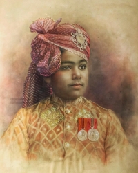 A water colour painting of Maharaj Kumar Sahib Sri Sadul Singhji (Bikaner)