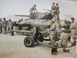 HH Maharaja Sadul Singhji in Middle East WW II 1943 (Bikaner)