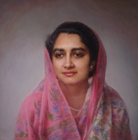 HH Maharani Sushila Kumari, wife of HH Maharaja Dr. Karni Singhji Bahadur