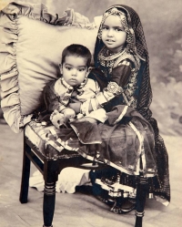 Maharaj Kumar Sadul Singh Ji and Maharaj Kumari Chand Kanwar Ji of Bikaner