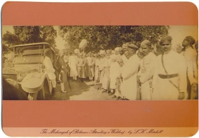 Maharaja of Bikaner attending a wedding
