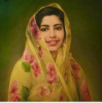 Rajkumari Dev Kumari Bikaner (later Rani Dev Kumari Dungarpur), daughter of Rani Manohar Kanwar and Captain Maharajkumar Bijay Singh Ji