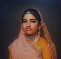 Rajkumari Jaya Kumari Bikaner (later Rani Jaya Kumari Jashpur), daughter of Rani Manohar Kanwar and Captain Maharajkumar Bijay Singh Ji