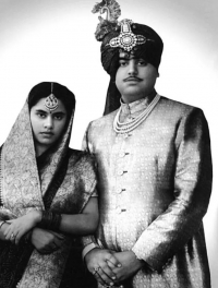 Capt. Darbar Shri Jaswant Singh Ji Wala and Rani Nirvana Devi (Bilkha)