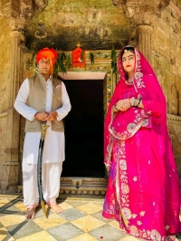 H.H Maharao Raja VanshVardhan Singh Ji Hada with his wife H.H Maharani Mayurakshi Singh Ji Saheb (Bundi)