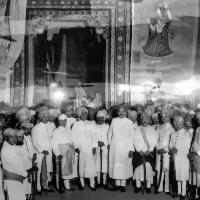 Marriage of Yuvraj MaharajKumar Kunwar Bahadur Singh Ji Saheb of Bundi in the photo With HH Maharao Of Bundi, Maharao Of Kotah, HH Maharaja Of Kishangarha and HH Maharaja Of Jodhpur and Bikaner