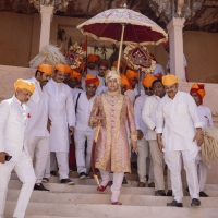 Raj-Tilak of Vanshvardhan Singh as the Maharao of Bundi