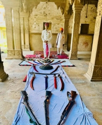 Shastra Pujan by H.H. Maharao Raja Shri VanshVardhan Singh Ji Bahadur