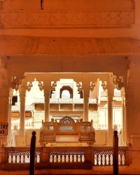 Throne in the Tarahgarh Fort (Bundi)