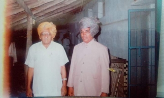 Thakur Surendra Singhji with Thakur Bharat Singhji of Para (Chadawad)