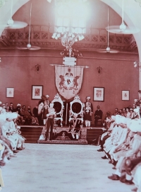 Coronation Picture of Raja Ram Singh of Chamba