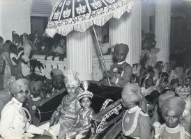 H.H Yuvraj MaharajKumar Kunwar Shri Virendra Singh Ji Natwar Singh Ji Chauhan Bahadur Sahib with his brother (Chhota Udaipur)