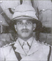 Maj Gen K Bhagwati Singh as a young Lieutenant (Chomu)