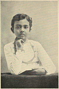 Childhood photograph of Raj Rajendra Narayan, Maharaja of Cooch-Behar