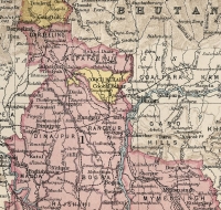 Koch Bihar and vicinity from 1931 Imperial Gazetteer (Cooch Behar)