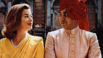 Maharaja Jagaddipendra Narayan with his Wife Gina