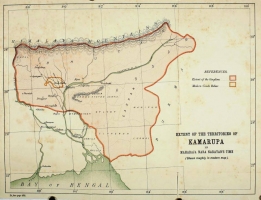 A Map of Cooch Behar Country, in Times Of Nara Narayan (1540â€“1587) (Cooch Behar)