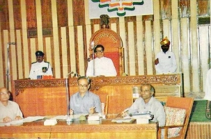 Thakore Sahib Shri Guman Singhji - Former Speaker of the Gujarat Legislative Assembly (Deodar)