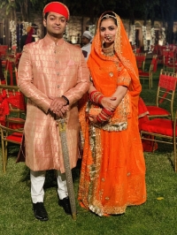 Kawar Mayurdhwaj Singh and Kawrani Kritika Kumari Rathore (Deogarh)