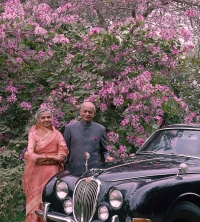 Rawat Nahar Singh ji and his wife Rani Bhuratna Prabha Kumari (Deogarh)