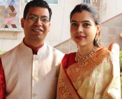Yuvraj Pranabesh Dhabal Dev and  Yuvrani Prachi Devi (Dhalbhum & Jamboni)