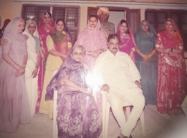 H.H Maharaja Gaj Singh Ji, Rajmata Krishna Kumari Ji and H.H Maharani Hemlata Rajye Ji of marwar at Dhamli Wedding