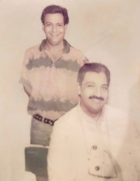 Thakur Sahab Inder Singh Ji Dhamli with HH Maharaja Sahab Shri Gaj Singh Ji Bahadur of Jodhpur (Dhamli)