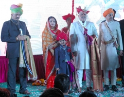 Coronation ceremony of Maharaja Hemendra Singh Puar held on 15th January 2015 (Dhar)