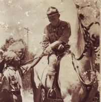 Raj Kumar GP Singh Deo of Dhenkanal with Chief Scout of the World Lord Baden-Powell (12-01-1935) (Dhenkanal)