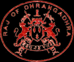 Emblem of Raj of Dhrangadhra