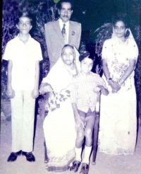 Rajmata Bhan Kumari with son Keshvendra Singh (Dhurwai)