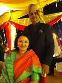 Raja Jayant Chandra Mardaraj Harichandan with Rani Manojmanjari Devi (Dompada)