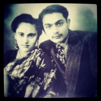 Rani Padmini Devi and Maharaj Kumar Vishvanath Prasad Singh (Dumraon)