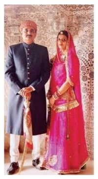 H.H. Maharawal Shri Harshvardhan Singhji Bahadur and H. H Maharani Raj Rajeshwari Priyadarshini Kuwar Bai Sahiba