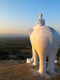 Statue of Thakur Abhay Singh ji situated at Narlai Village 