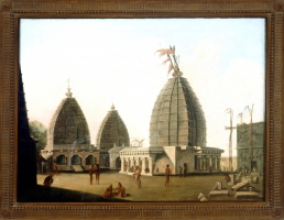 Baidyanath Temle Oil on canvas painting by William Hodges, 1782 (Gidhaur)