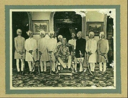 Maharaja Bahadur Pratap Singh of Gidhaur in Gidhaur Durbar (Gidhaur)