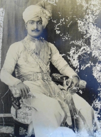 Rajkumar Digvijay Singh, grandson of Maharaja Bahadur Shiv Prasad Singh (Gidhaur)