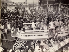 A unique elephant carriage of Idar State