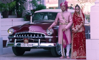Karni Singh Idar and Geetanjali Idar at Daulat Vilas Palace (Idar)