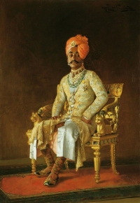 Maharaja Sri Sir Pratap Singh Ji of Idar and Regent of Jodhpur, ca.1888