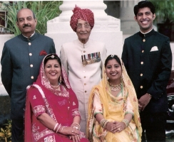 Present Maharaj Shri Bhagirath Singhji Saheb Idar, Late Maharaj Shri Umeg Singhji Saheb Idar, R.K. Suryavir Singhji Saheb Idar, Rani Saheba Rita Rajya Laxmi Idar, Baisa Saheba Maheshwari Rajya Devi Idar